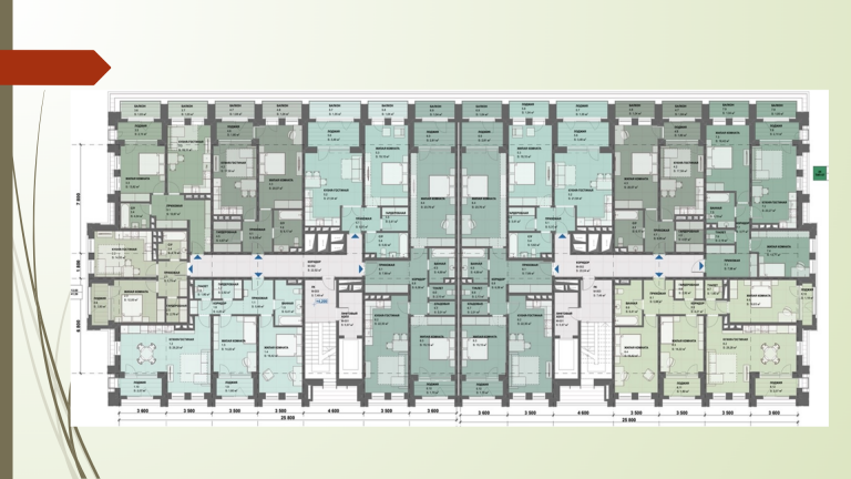 Купить 1-комнатную квартиру ЖК Вдохновение Тула 55,48 м² по цене 11 427 400,00 руб Этаж 2 Секция 1